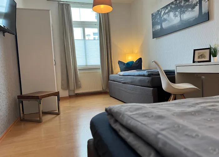 Apartman Theaterstrasse - 3 Schlafzimmer - 5 Betten - Gratis Pkw Stellplatz - Smarttv