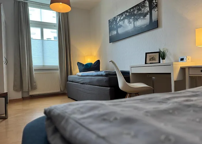 Theaterstrasse - 3 Schlafzimmer - 5 Betten - Gratis Pkw Stellplatz - Smarttv Erfurt